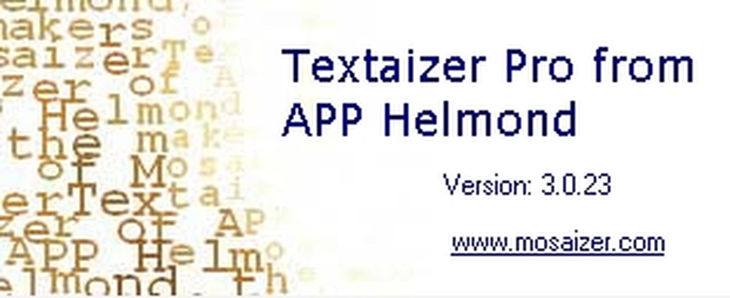 mt_popup:Textaizer - 11 A propos de Textaizer